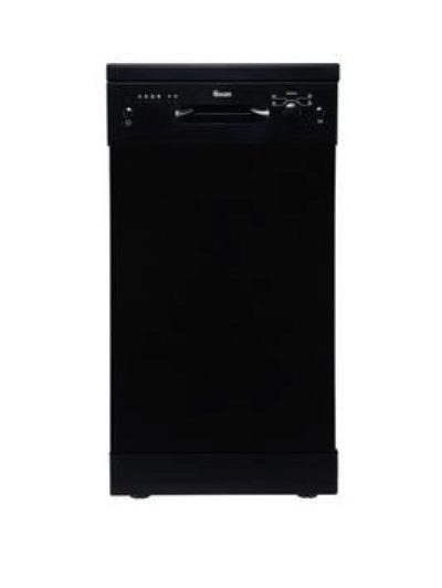 Swan Sdw7050B 9 Place Setting Slimline Freestanding Dishwasher - Black Swan Sdw7050B 9 Place Setting Slimline Freestanding Dishwasher - Black